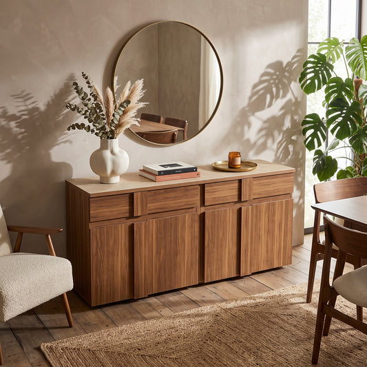 BUFETERO SIRIUS CHAPA WALNUT UV